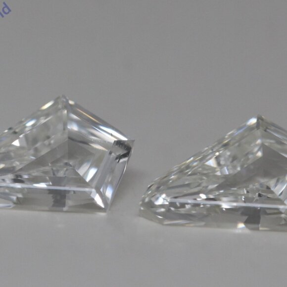 A Pair Of Kite Natural Mined Loose Diamonds (1.238 Ct I Vs2) C52000007 - Picture 5 of 5